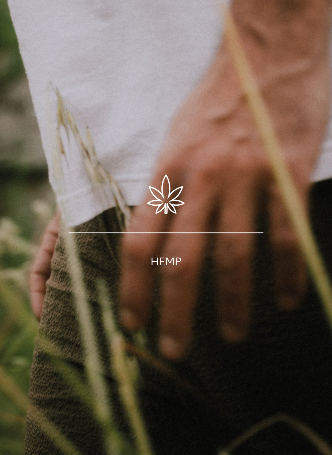 Close-up of the Bleu de Chauffe hemp t-shirt