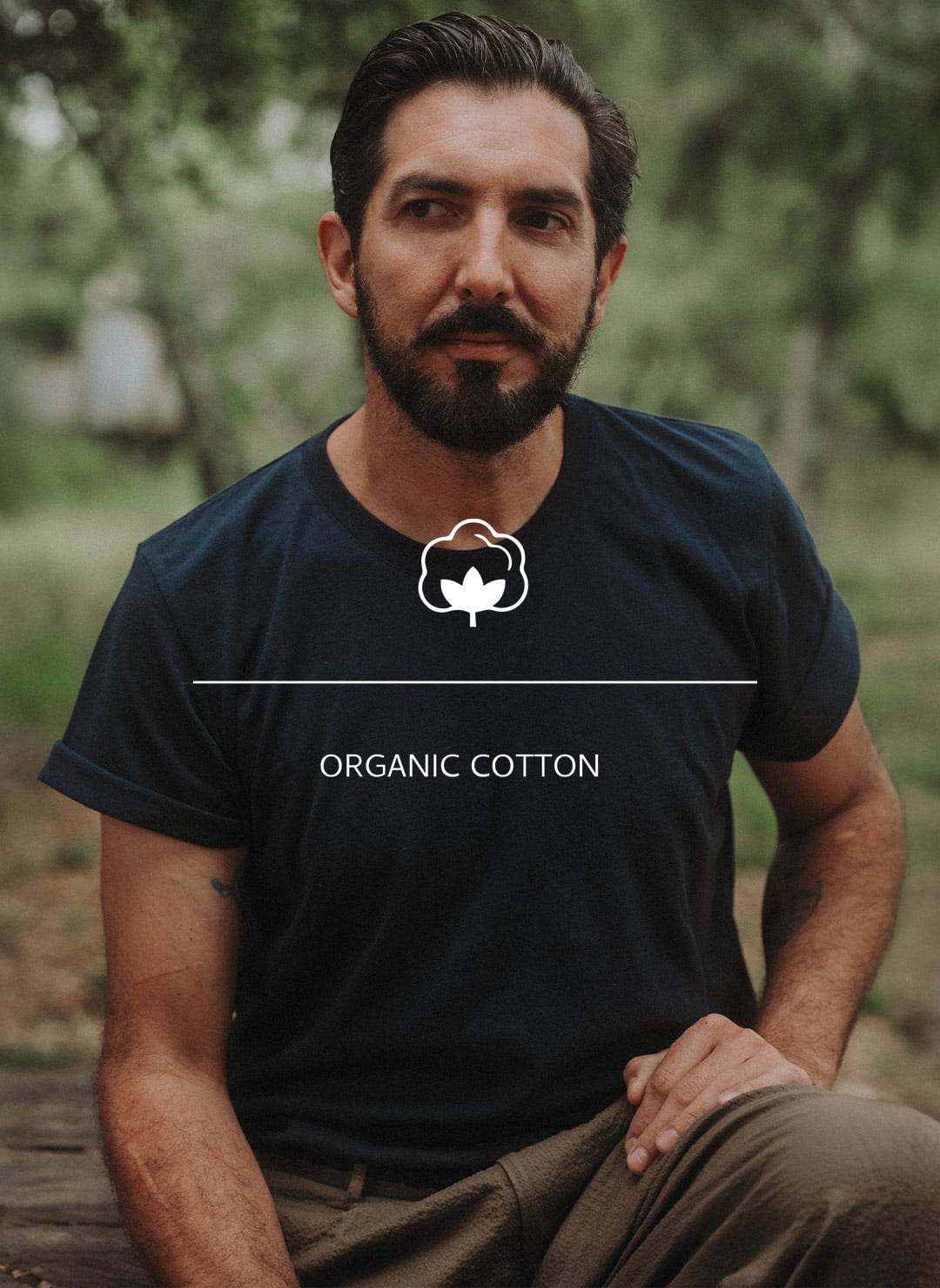Navy blue t-shirt by Bleu de Chauffe