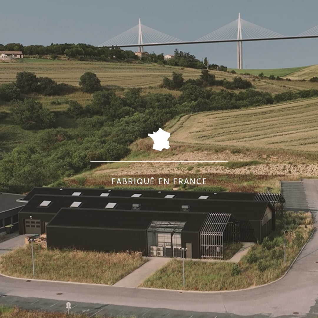 L'atelier de Bleu de Chauffe vue en drone