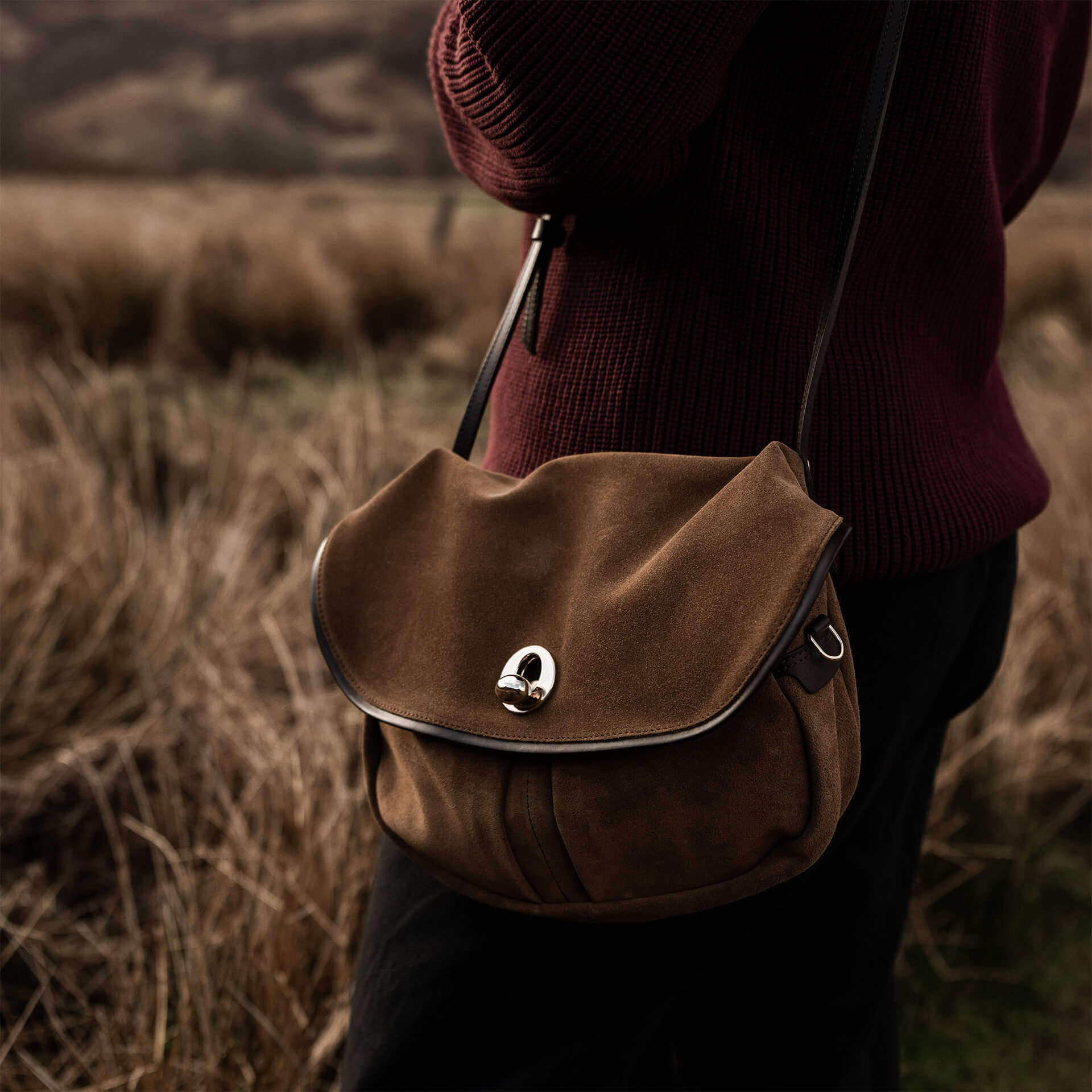 leather handbag