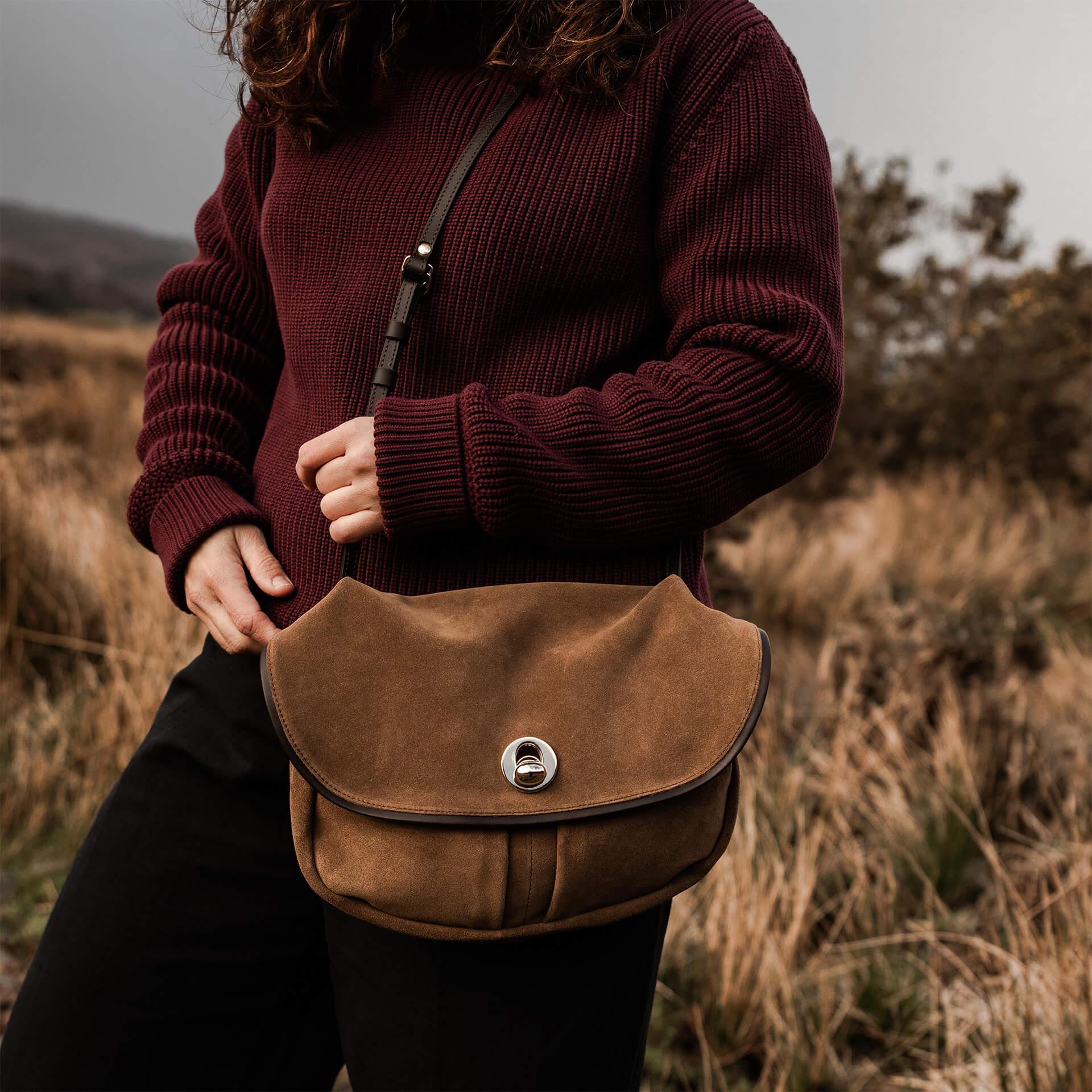 Janice brown color, luxury women's bag