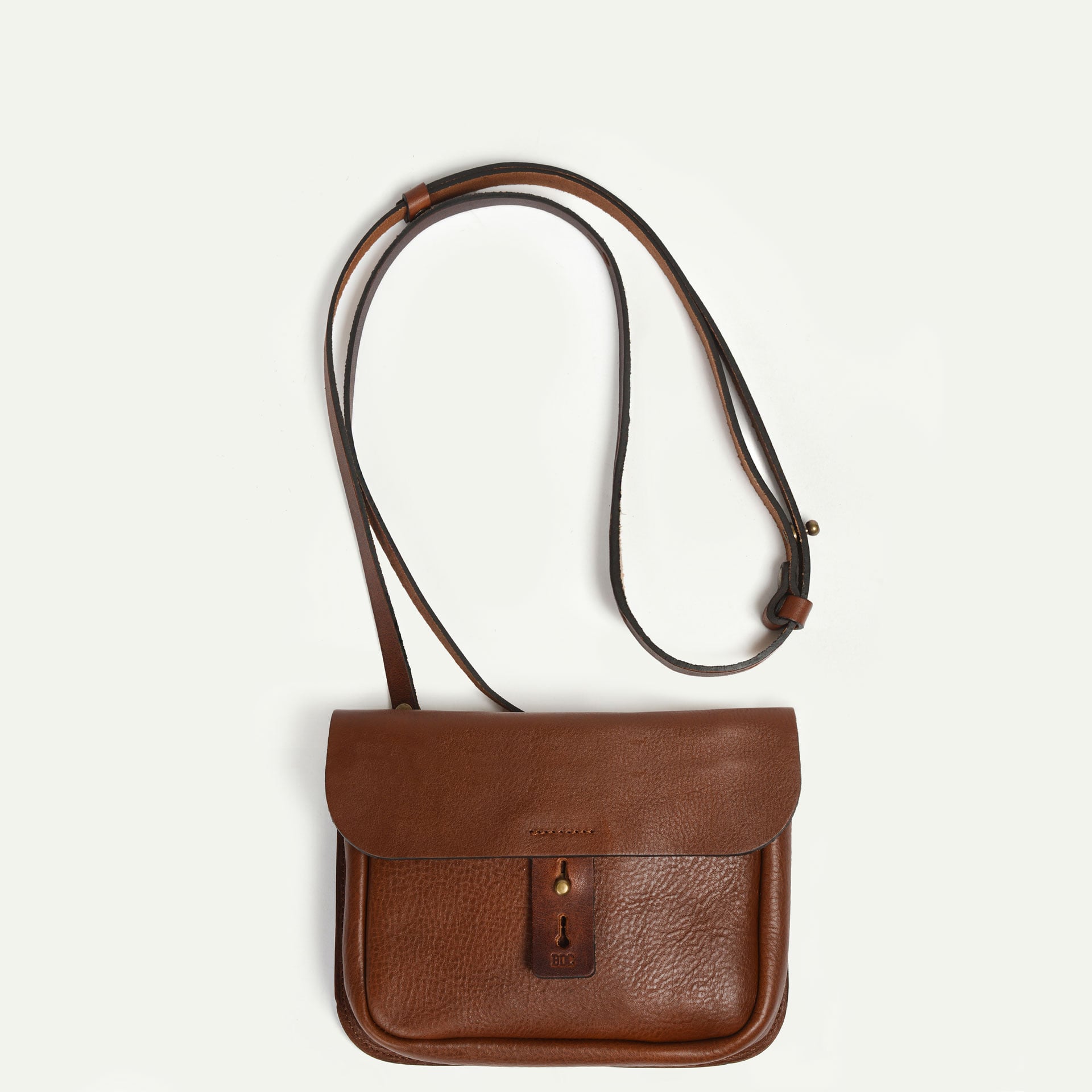 Bolso de cuero encerado 