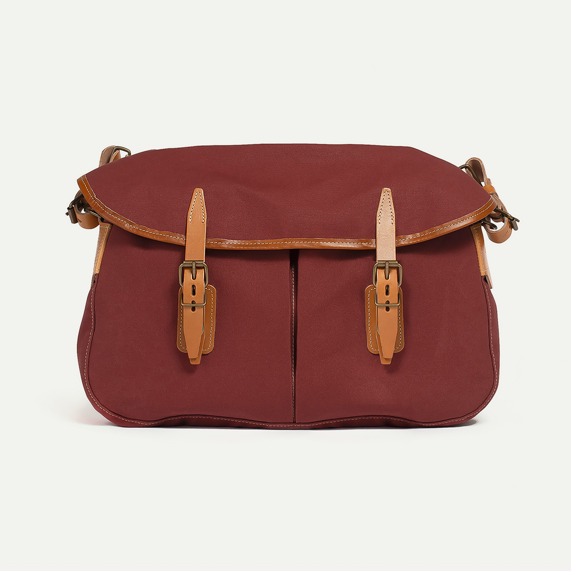 Sac musette en toile Rouge