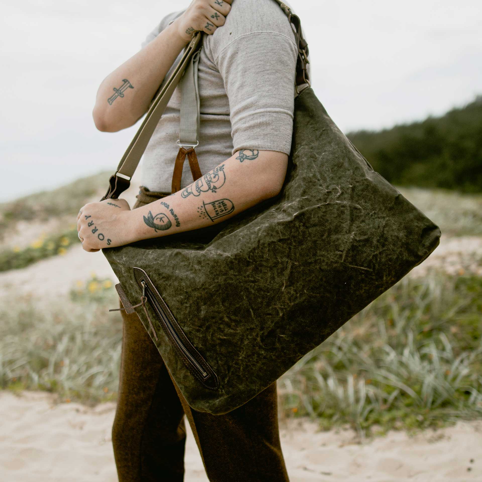 Bolso bandolera para hombre Baston