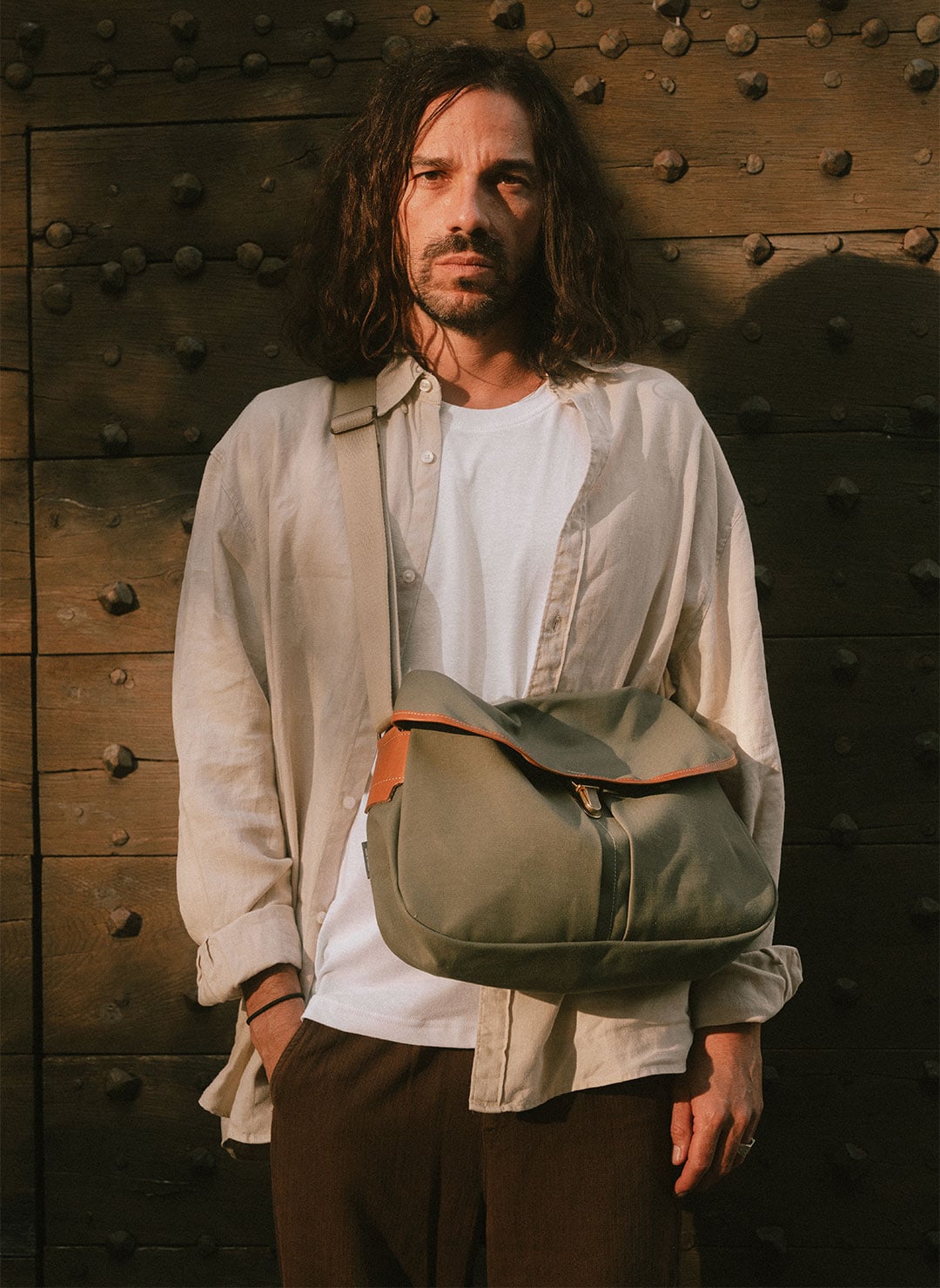 Bolso de hombre «Léon» para llevar cruzado