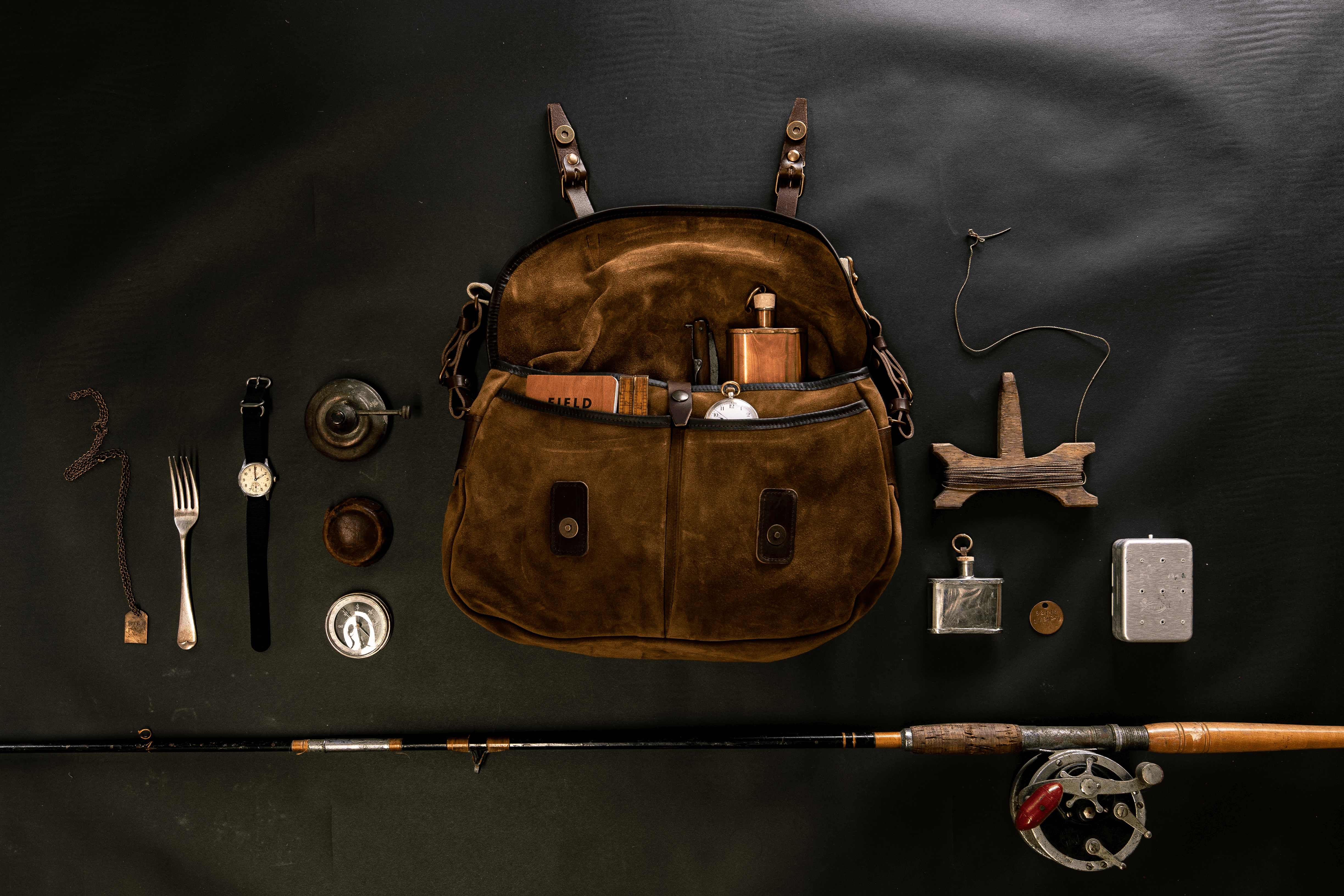 leather messenger bag - brown musette bag
