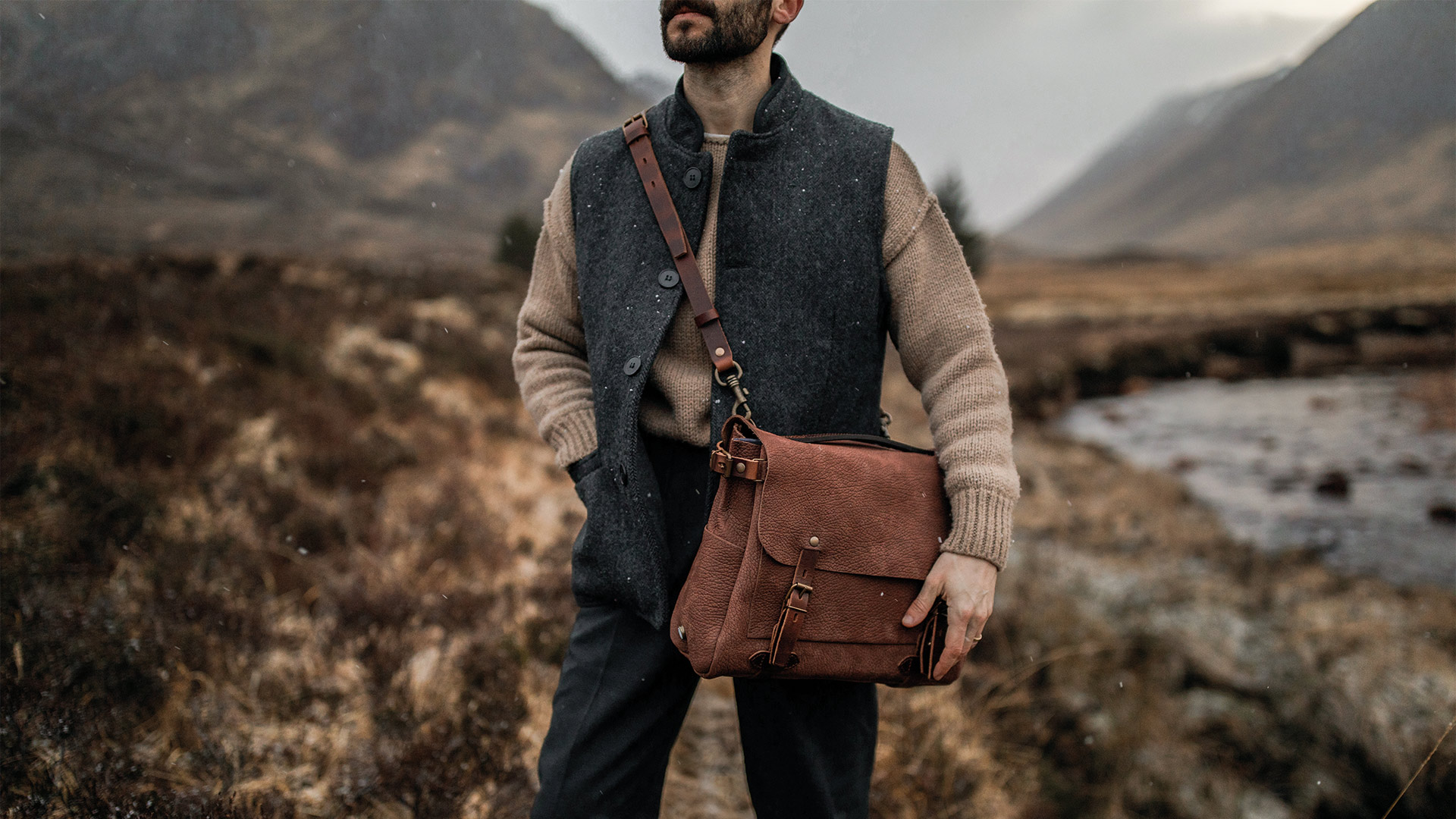 Handcrafted and vintage leather bags