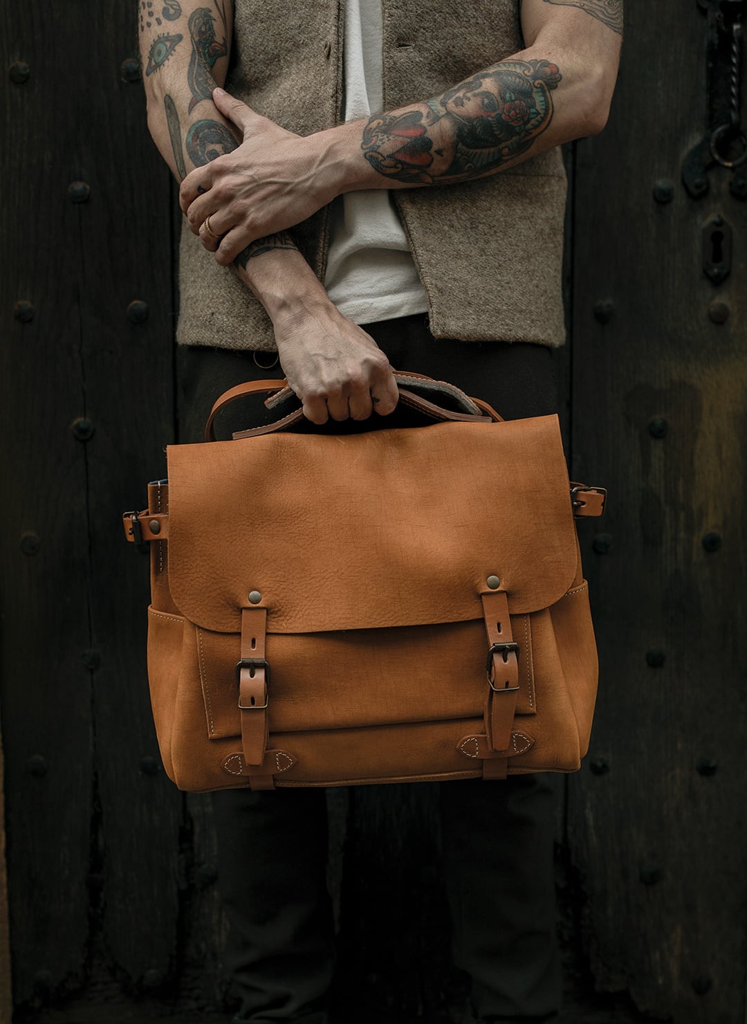 Bolso mensajero de Bleu de Chauffe
