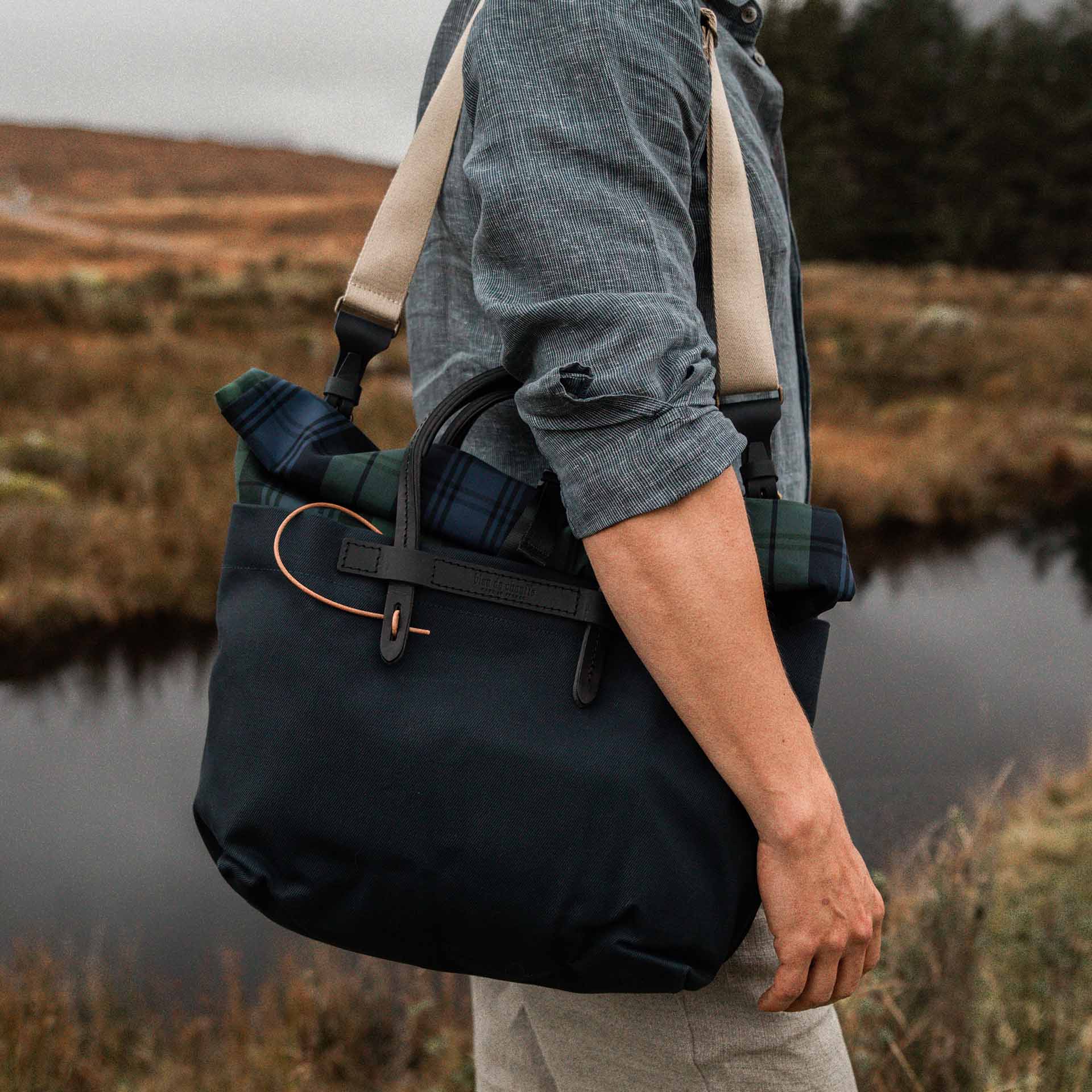 El bolso de negocios Woody para llevar al hombro